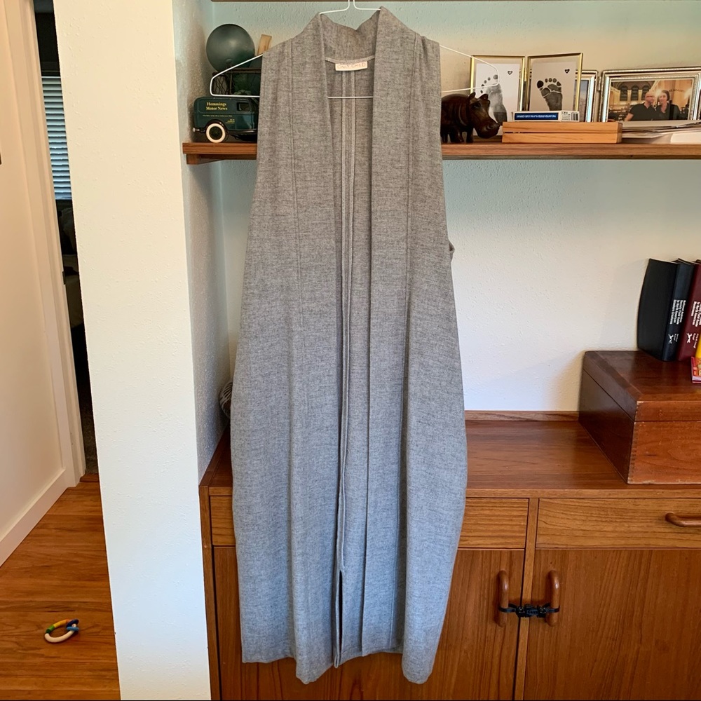 Only Child Wool Bolinas Duster Vest S/M